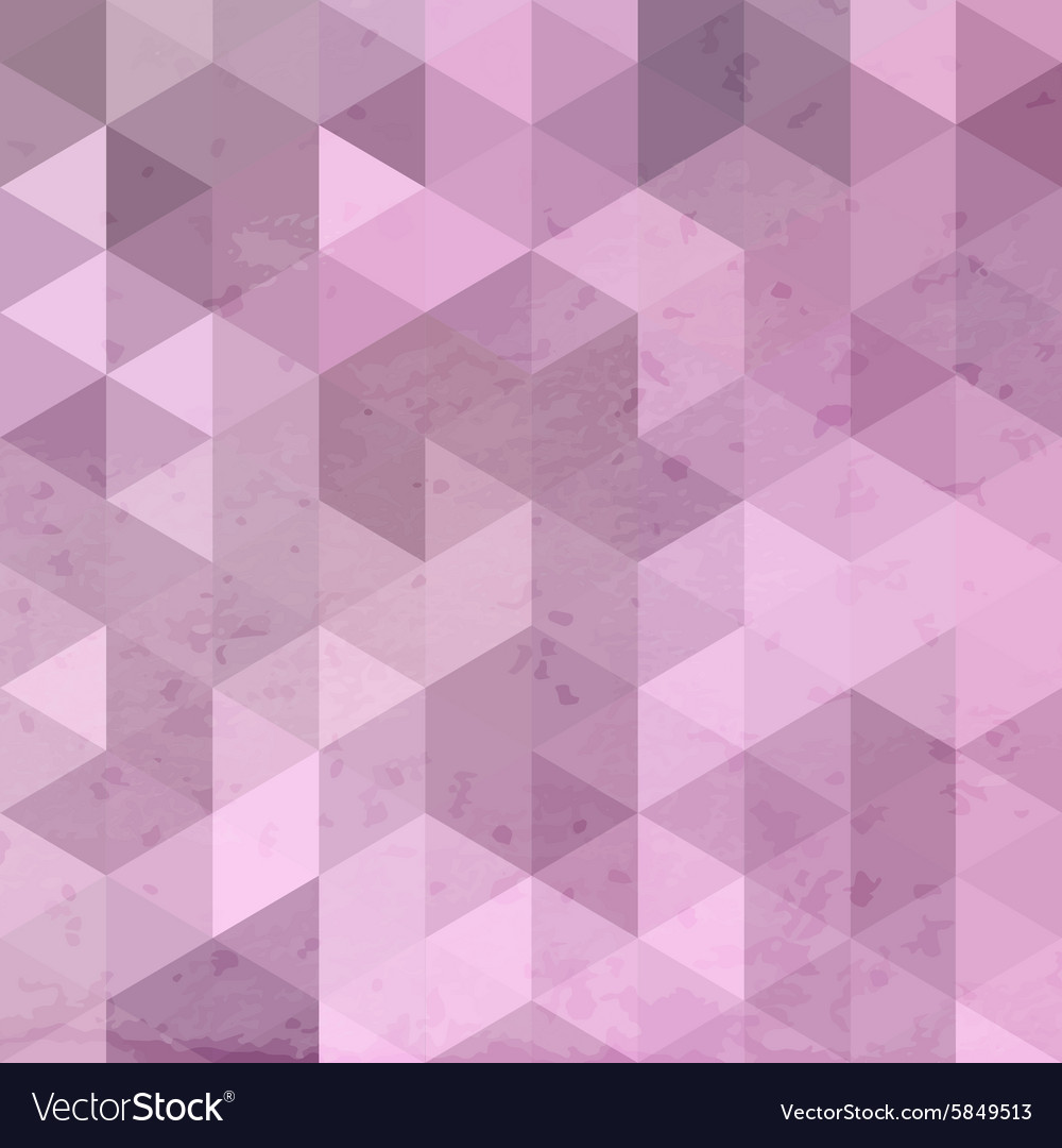 Geometric retro background with grunge texture