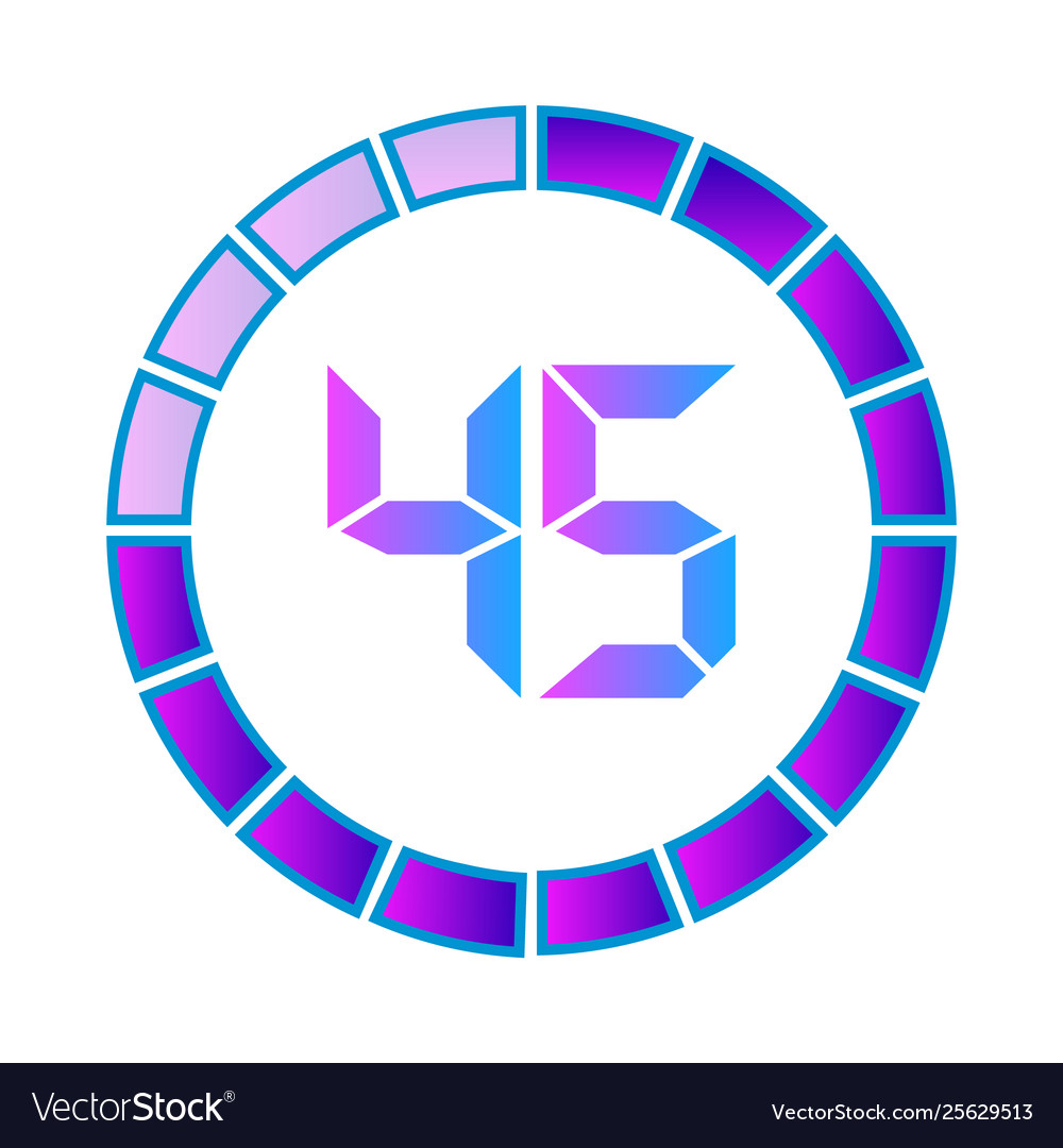 Minutes or seconds timer