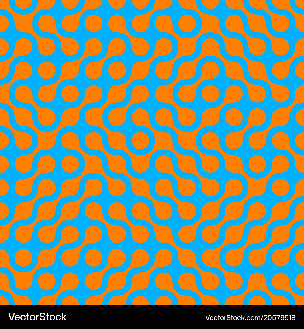 Abstract halftone seamless pattern background Vector Image