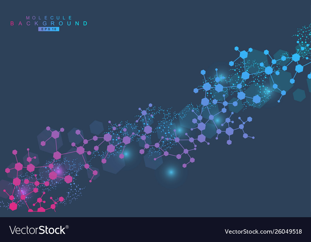Big data visualization background modern vector image Big data visualization background modern