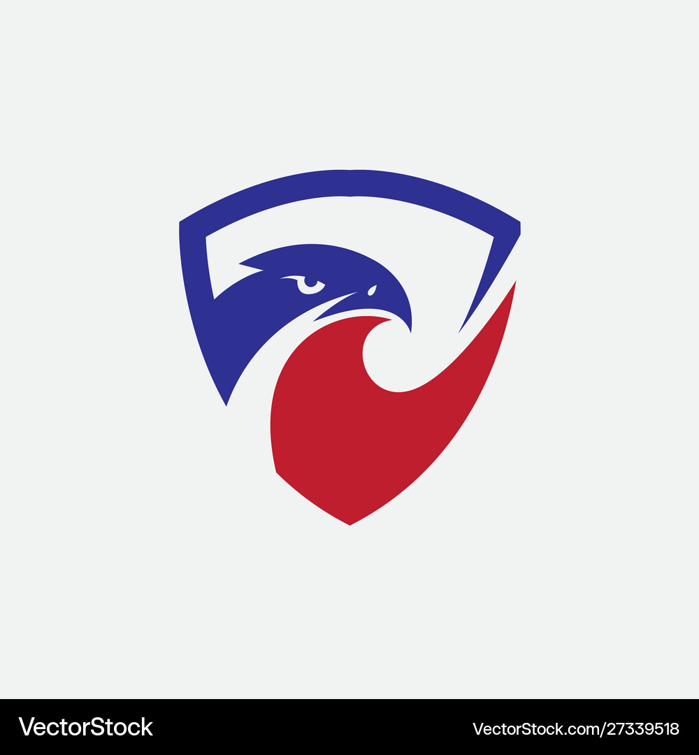 Eagle shield icon design Royalty Free Vector Image