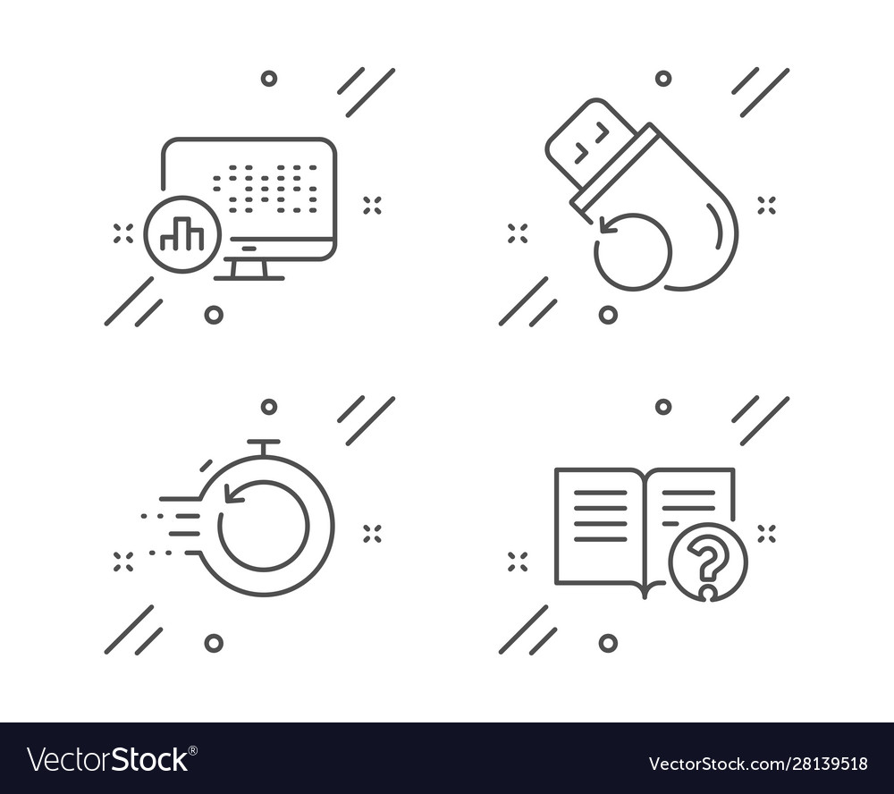Flash memory report statistics and fast recovery vector image Flash memory report statistics and fast recovery