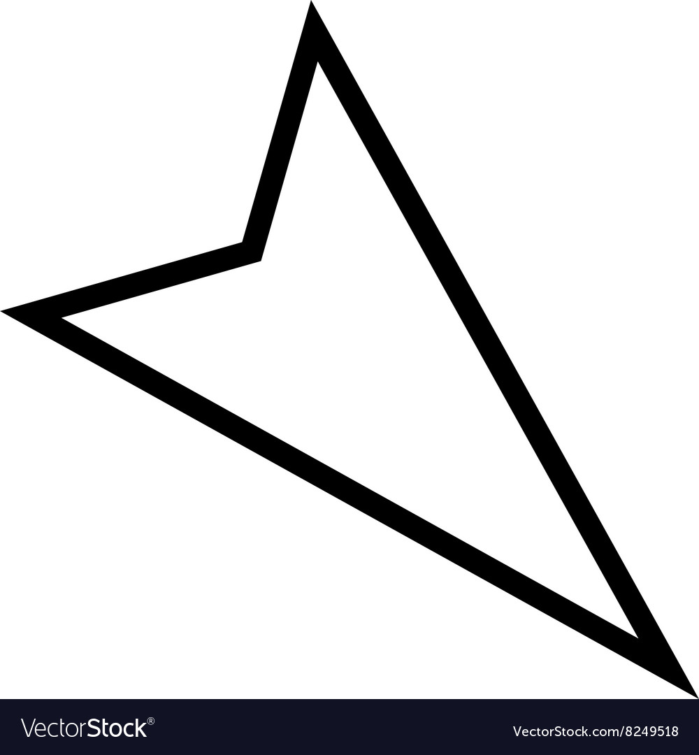 Pointer right down stroke icon