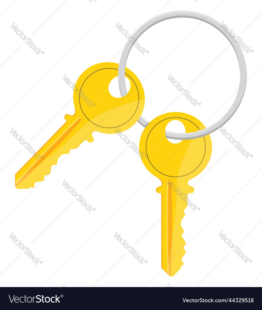 Two Golden Keys on Chain