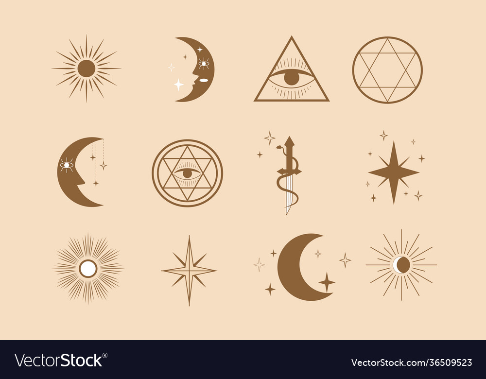 Celestial Linear Icons