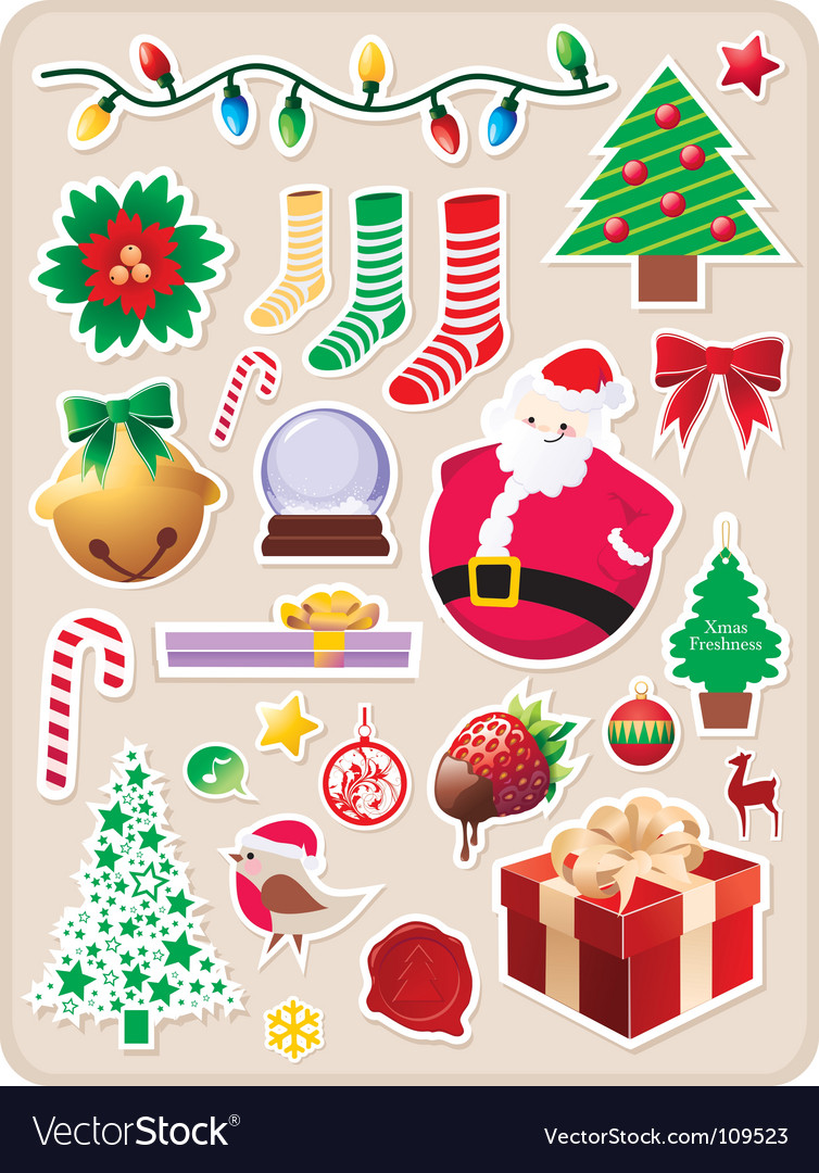 Christmas Stickers Collection