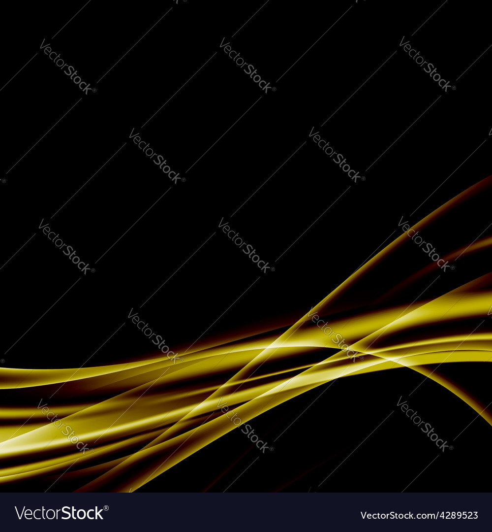 Golden Fluid Swirls