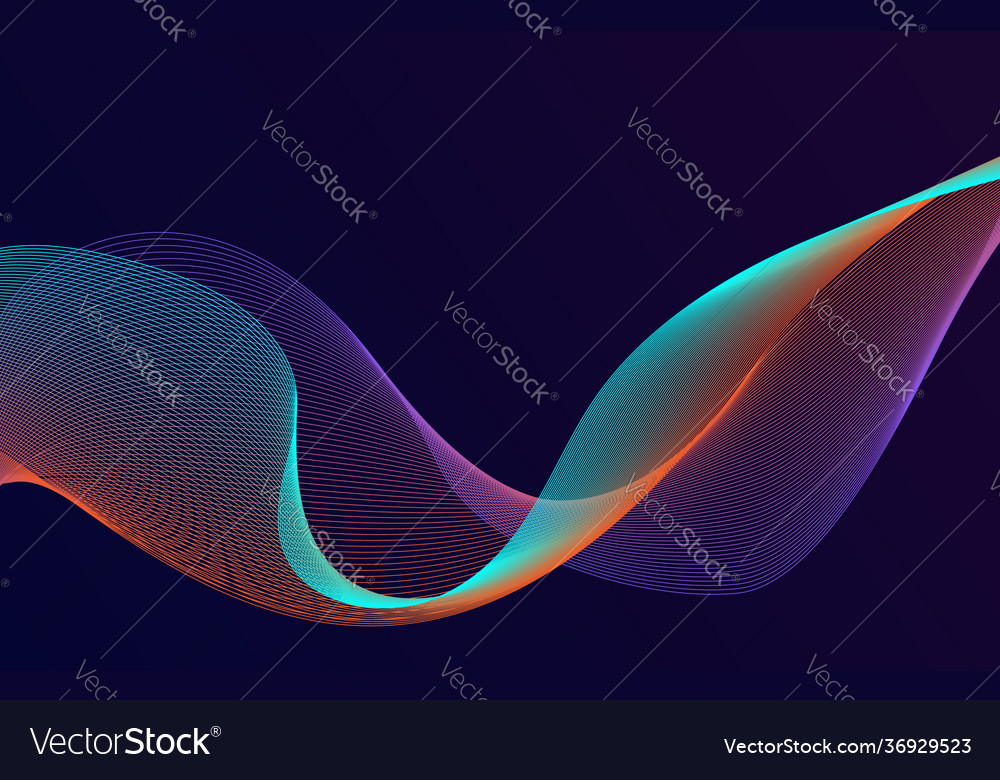 Mix colors abstract lines and particle background