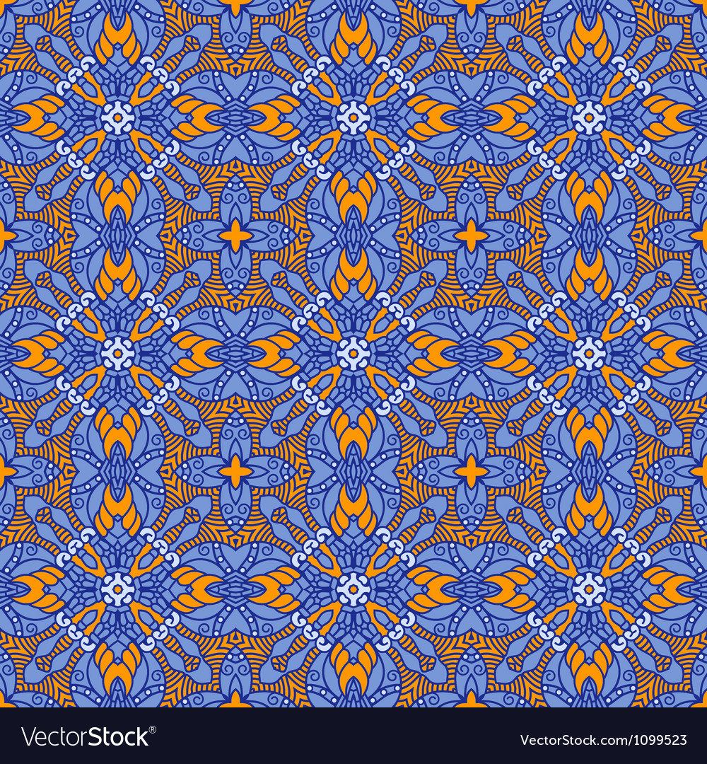 Retro Floral Pattern Background