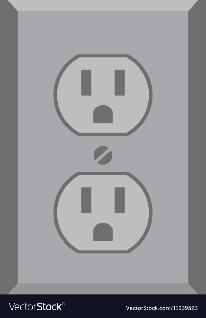 Socket Energie isoliert Icon