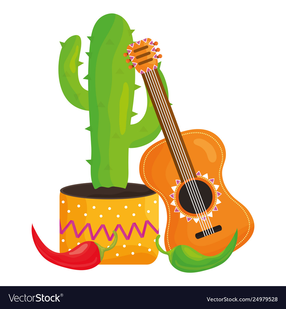 Cinco de mayo celebration set icons