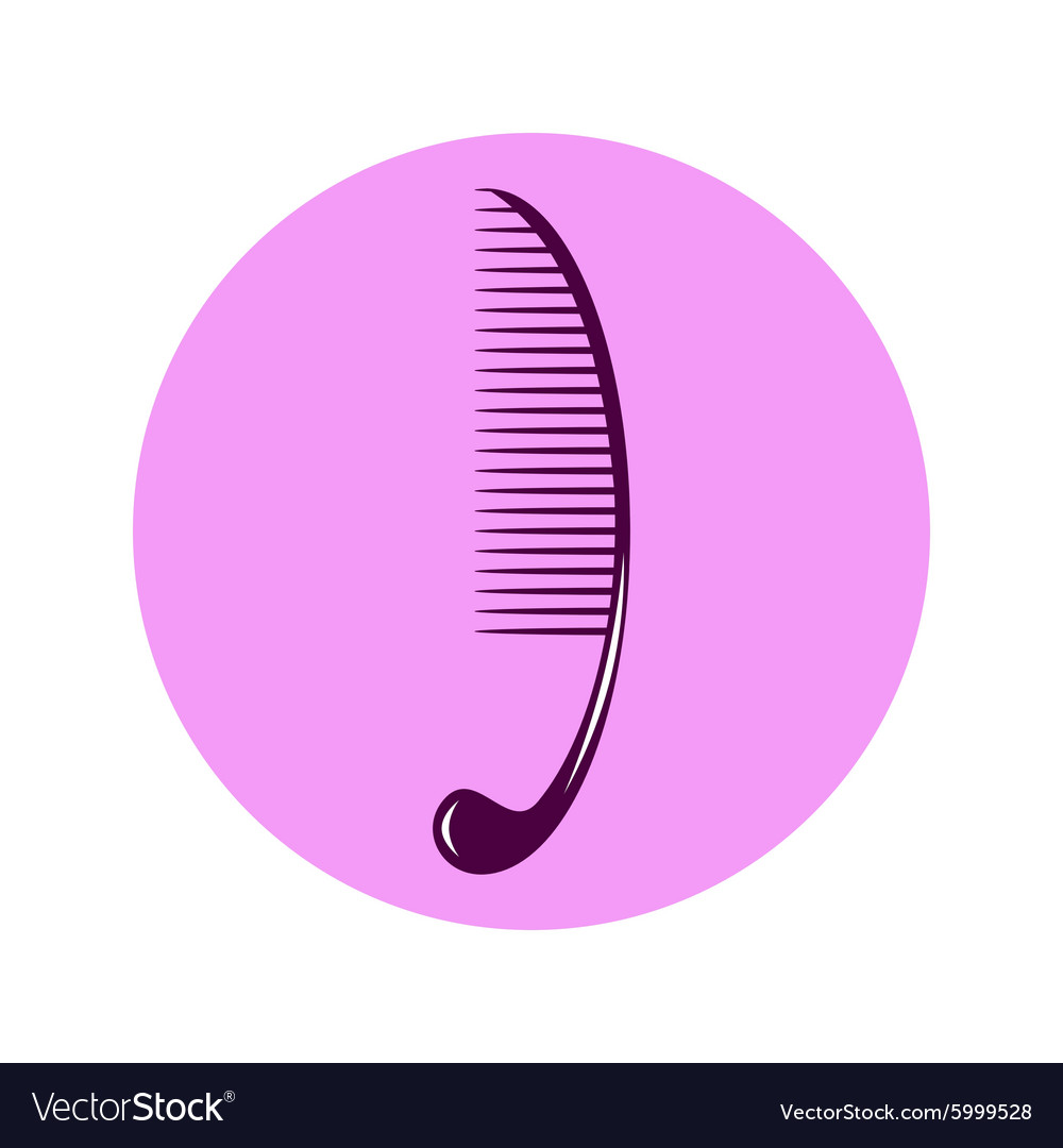 Hairbrush in circle