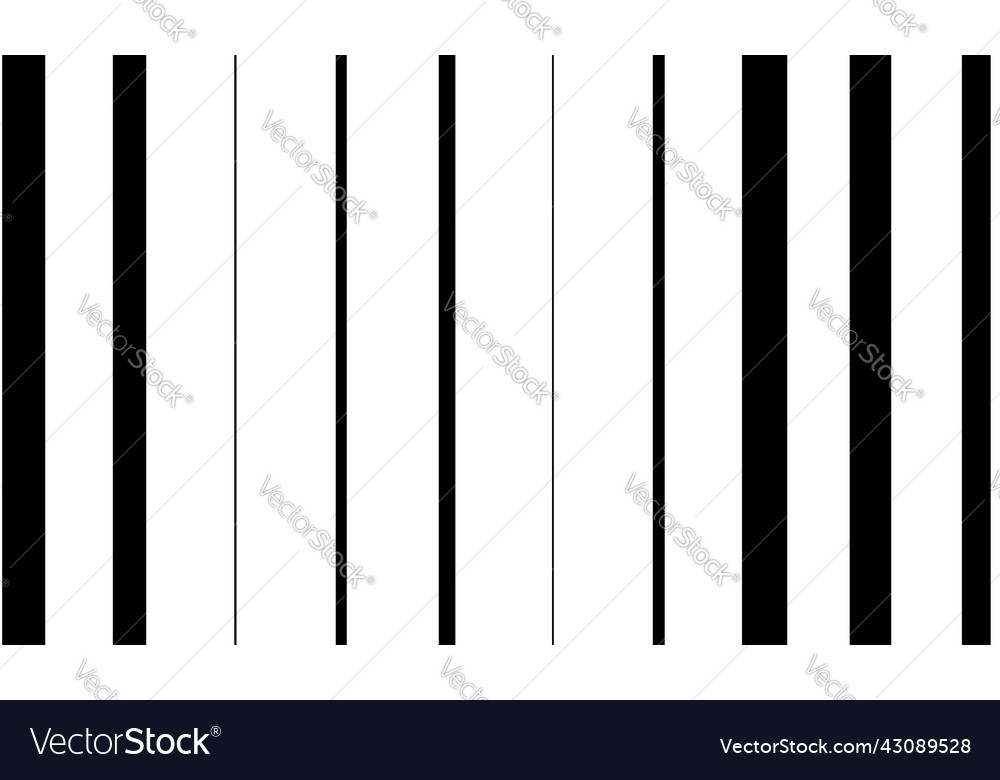 Random size scattered lines stripes horizontal vector image Random size scattered lines stripes horizontal