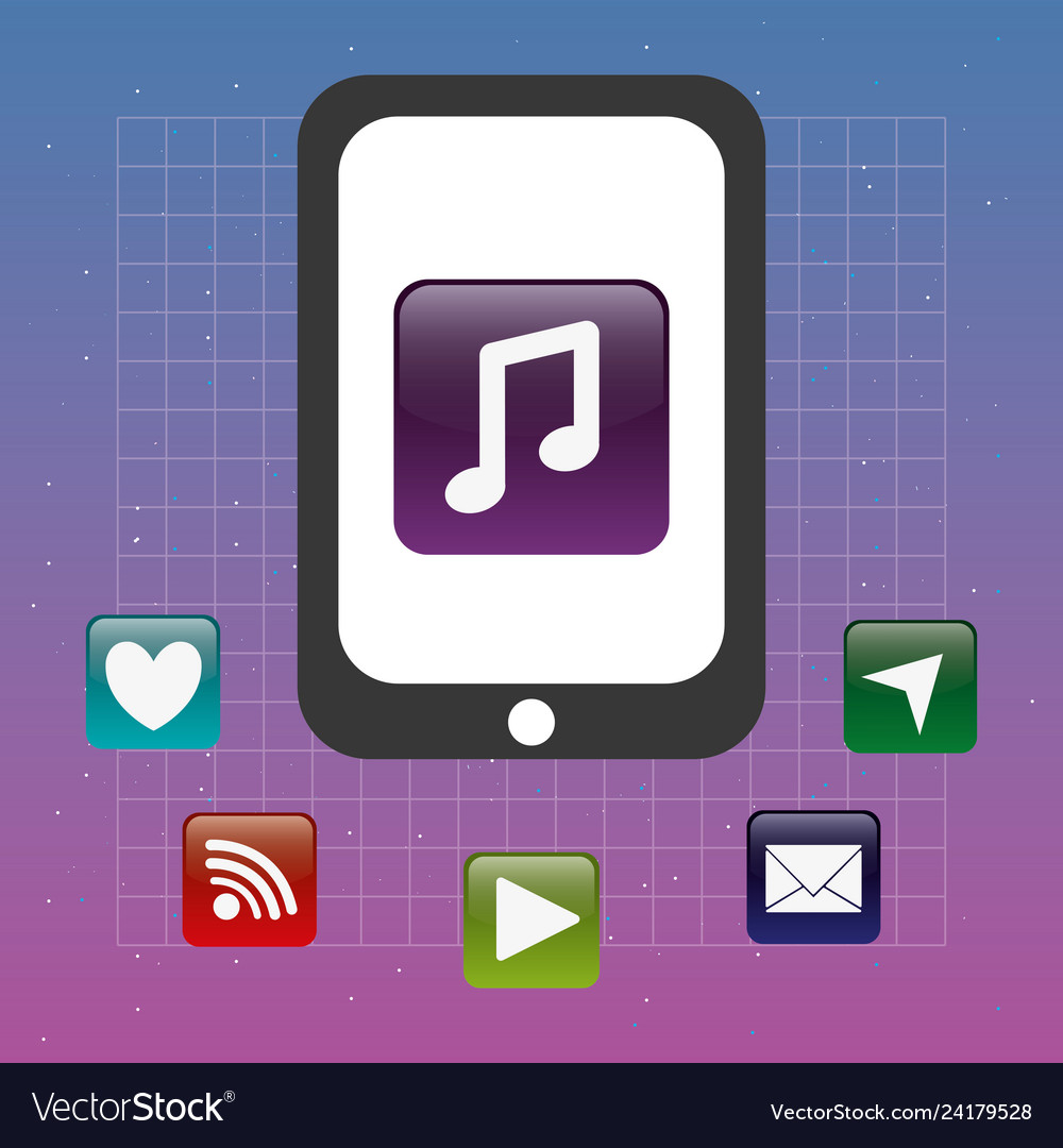 Tablet with applications menu