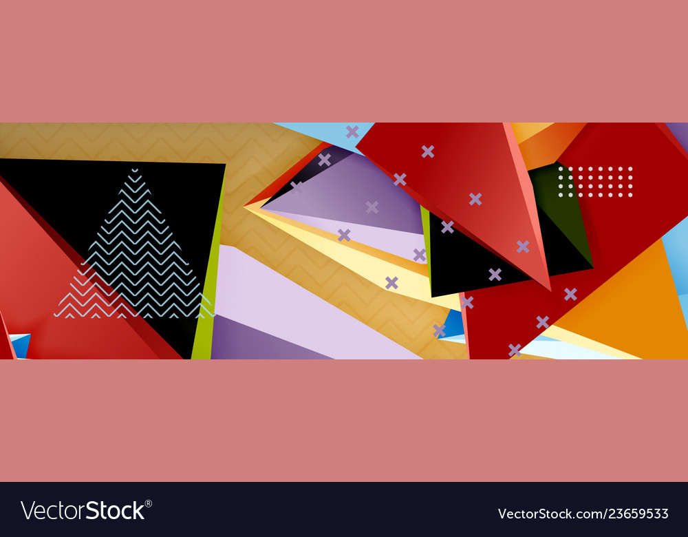 3d triangular shapes abstract background vector image 3d triangular shapes abstract background