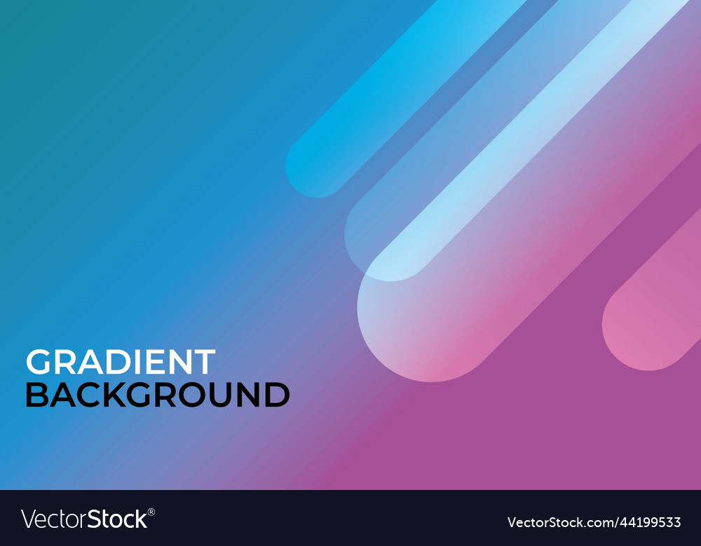 Abstract blurred color background gradient design vector image Abstract blurred color background gradient design