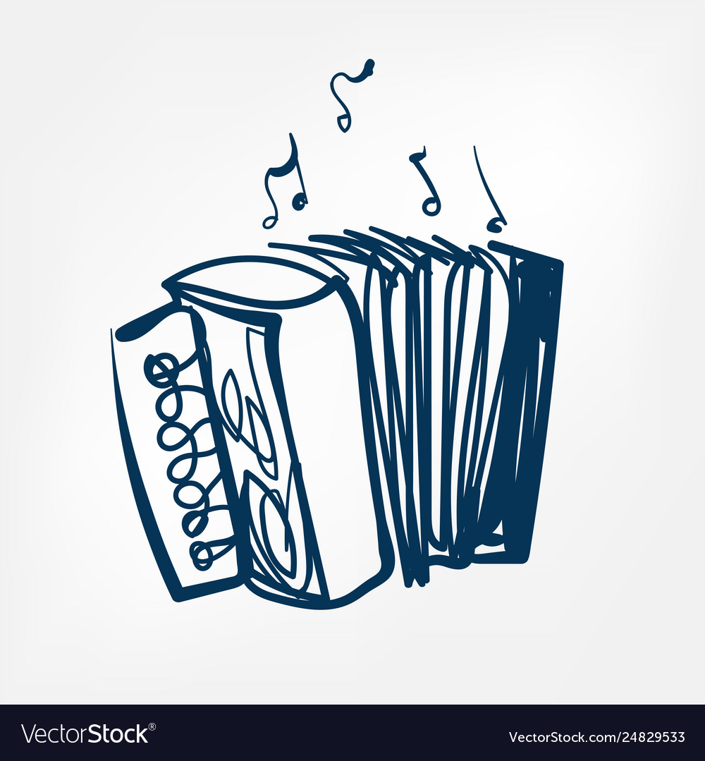Accordion Sketch - Isolated Element