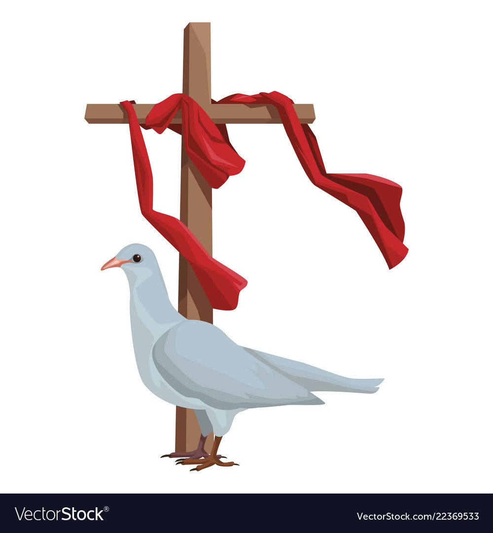 Christian elements and symbols vector image Christian elements and symbols