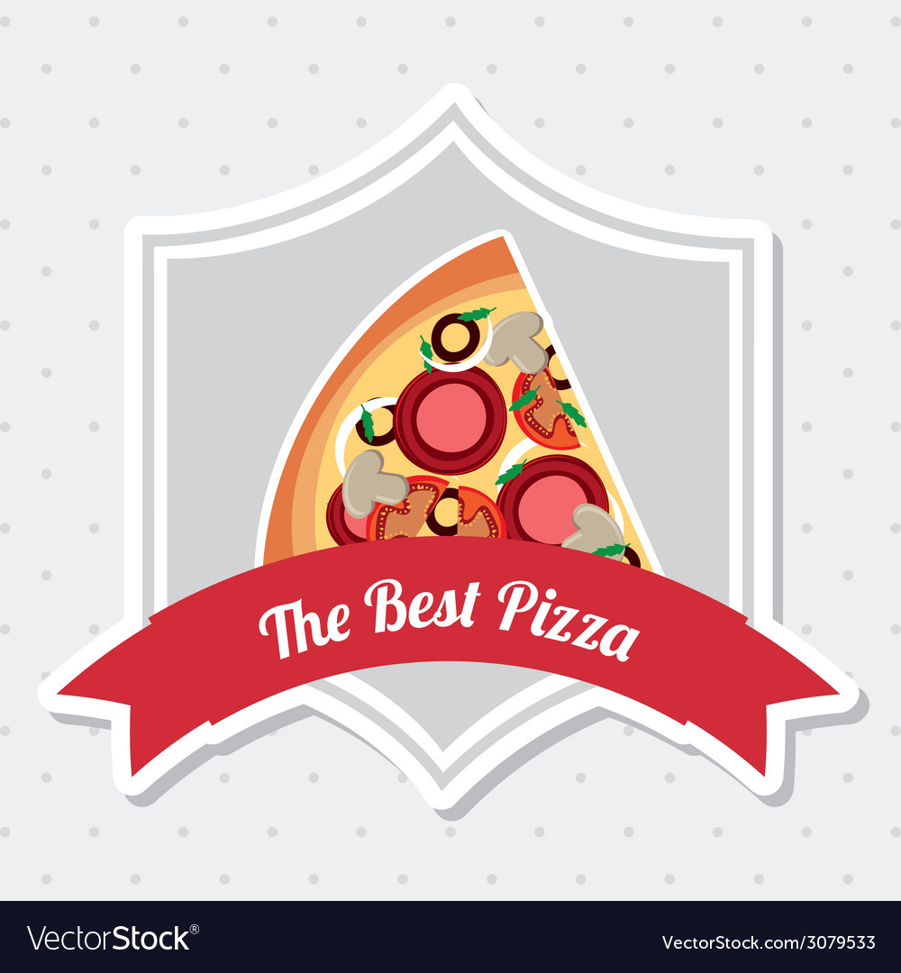 Pizza design Royalty Free Vector Image - VectorStock