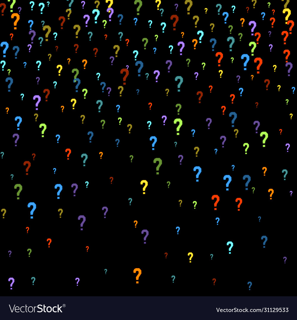 Question marks quiz doubt poll query public
