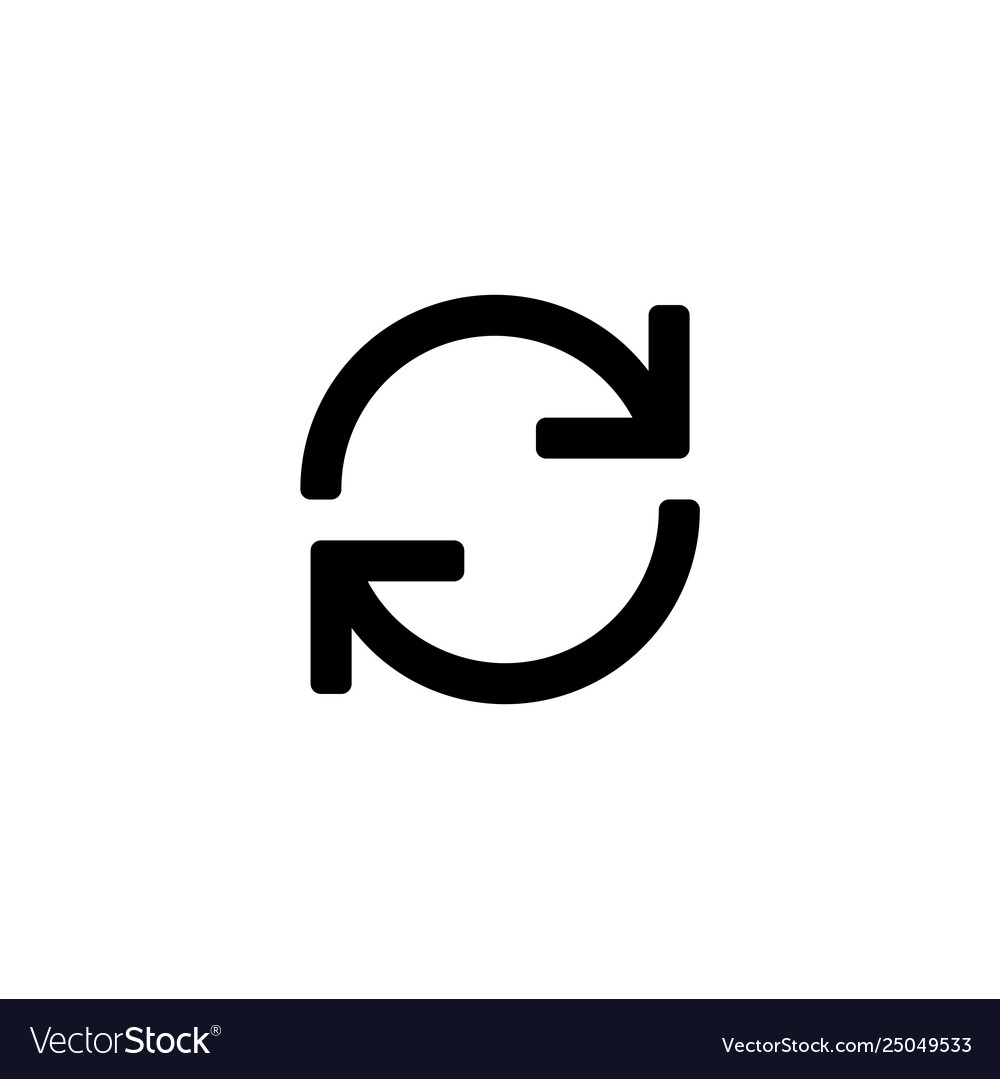 Reload refresh icon for simple flat style ui