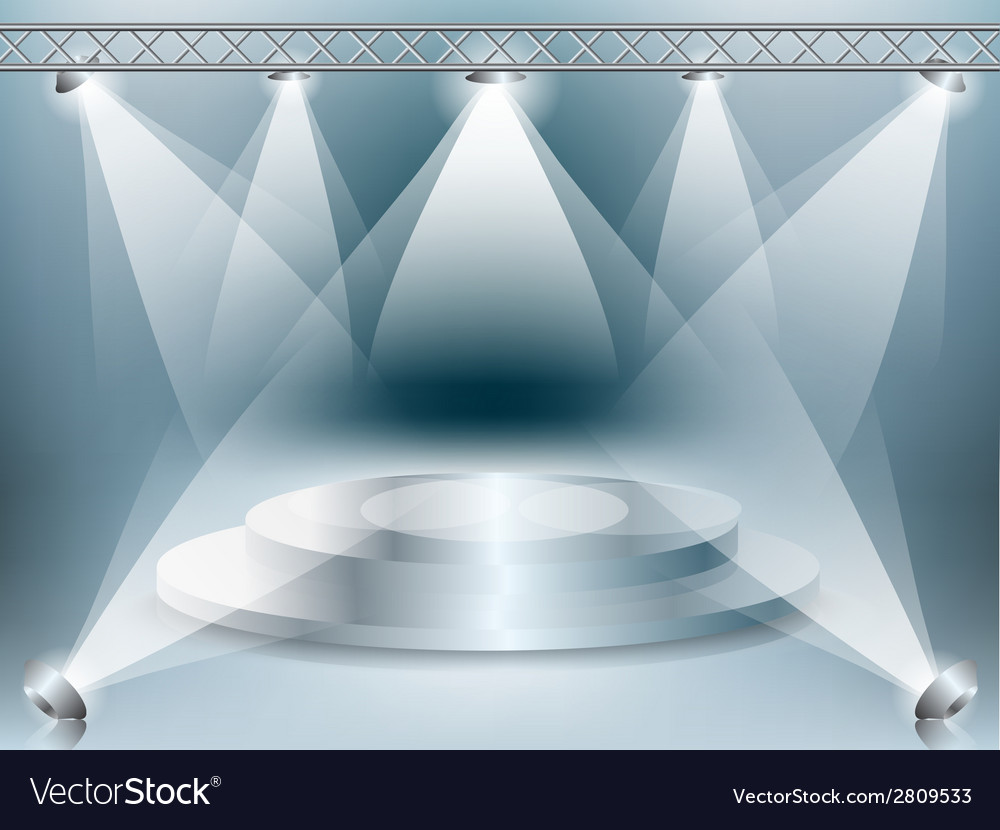 Stage background Royalty Free Vector Image - VectorStock