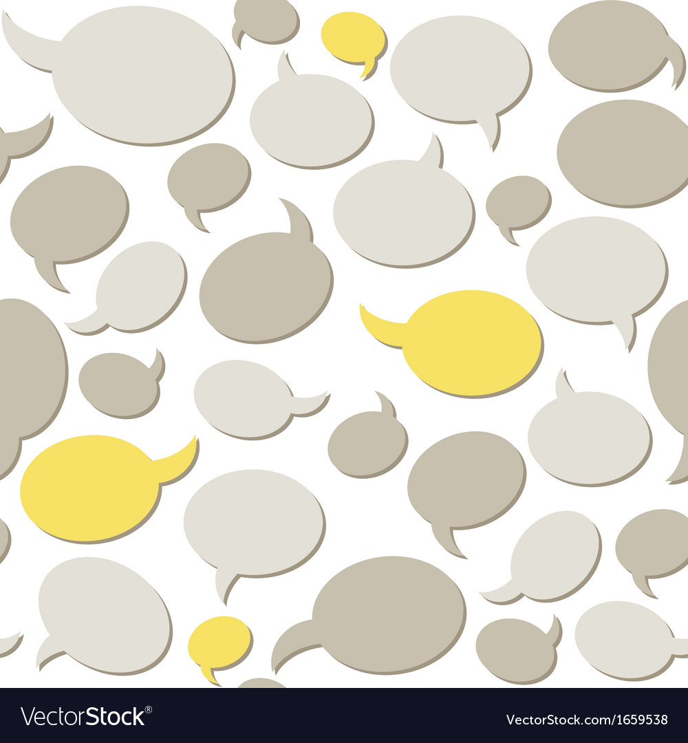 Blank bubbles background Royalty Free Vector Image