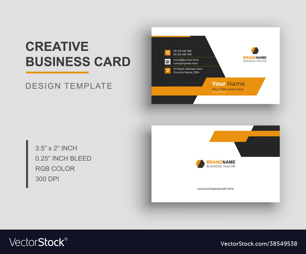 Modern and creative business card