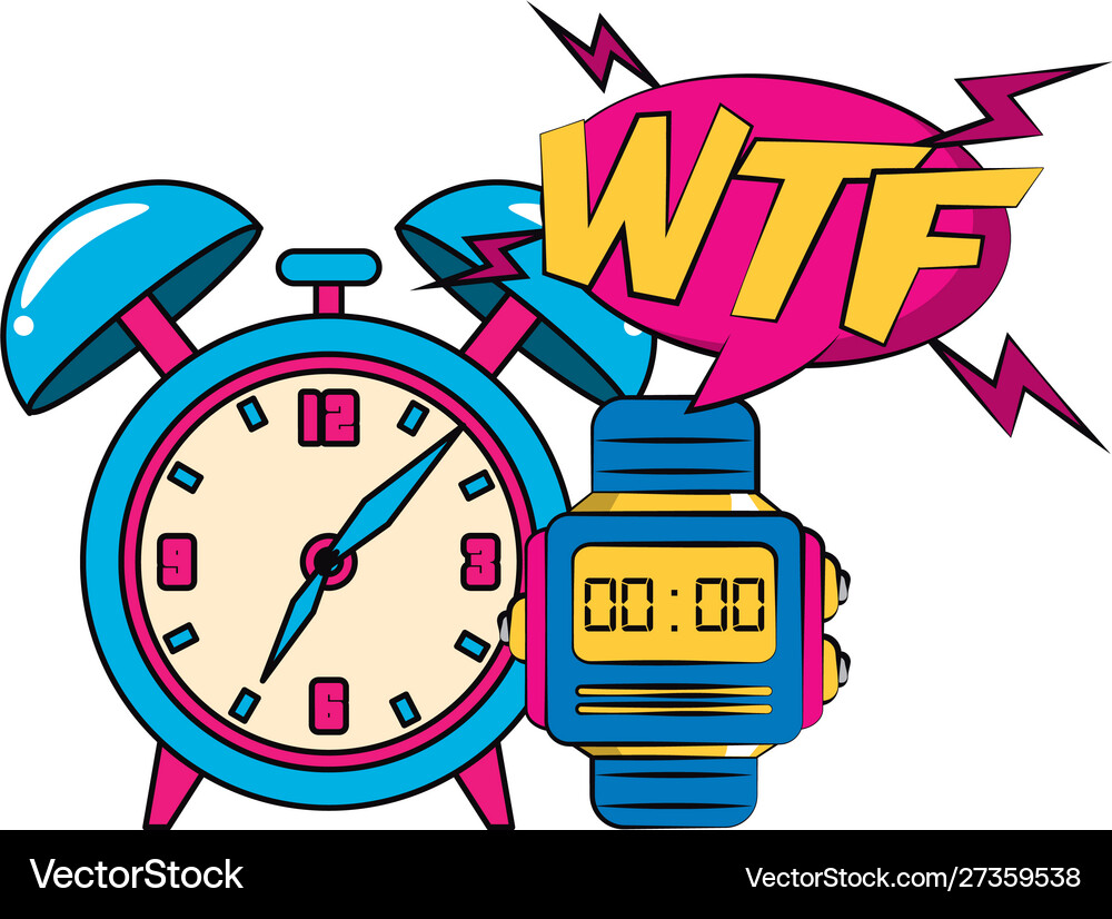 Retro clock icon Royalty Free Vector Image - VectorStock