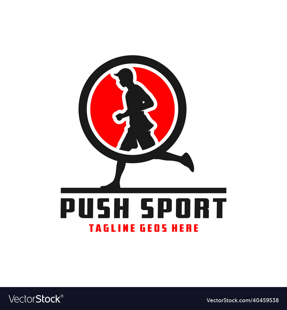 Running sports inspiration logo design