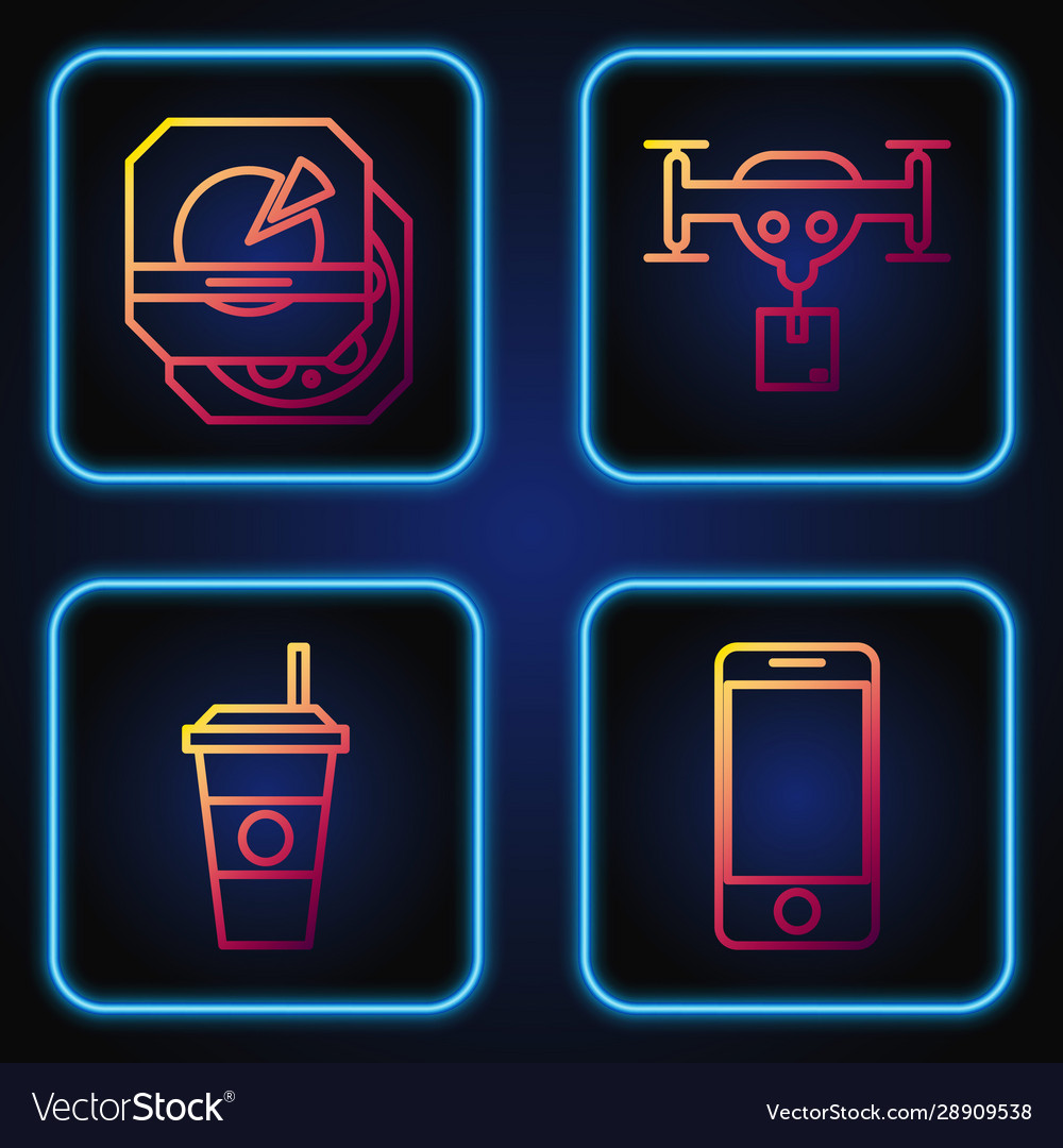Set line mobile phone with app delivery tracking