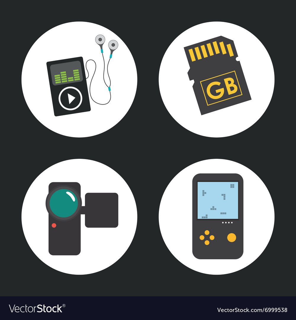 Technology icons design