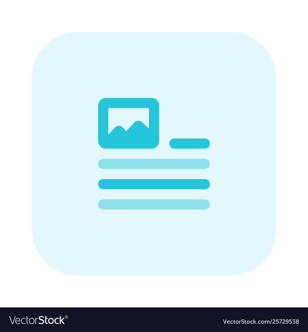 Top-left document image attachment page-layout