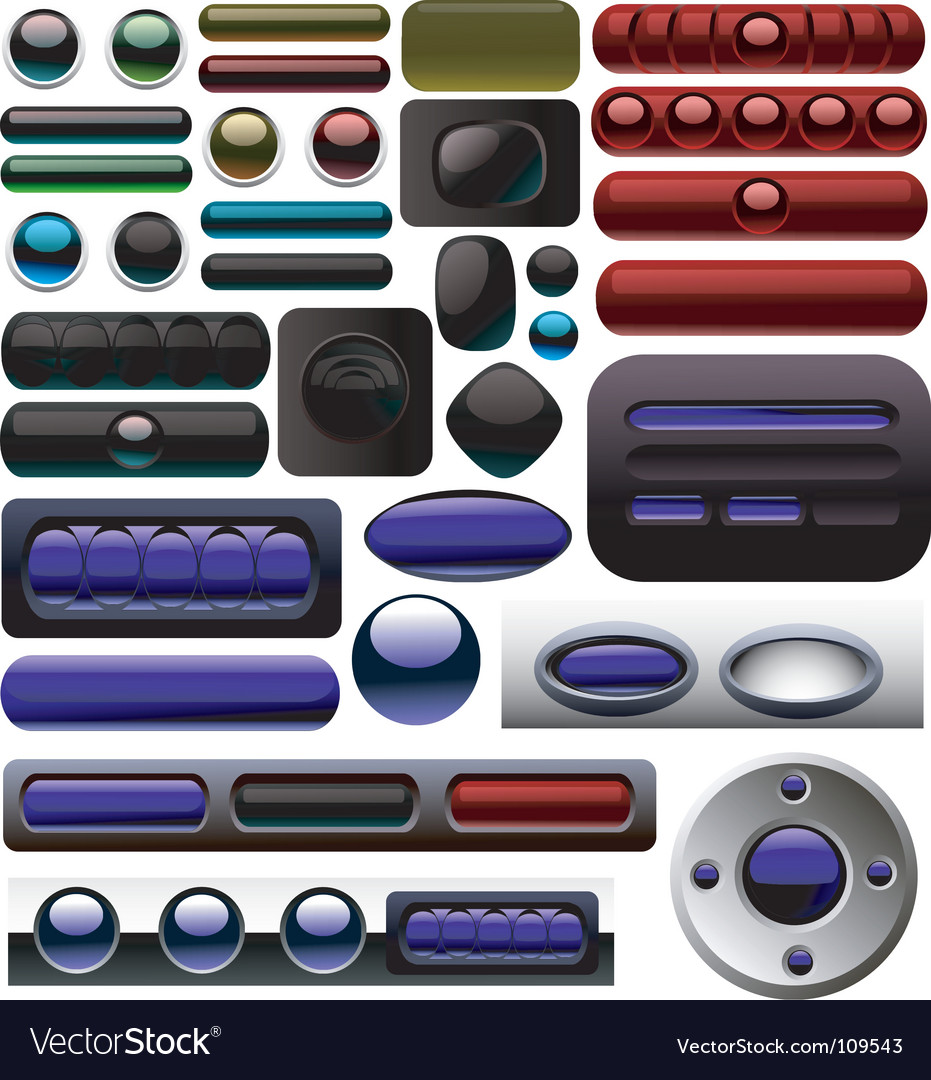 Carbon digital button collection
