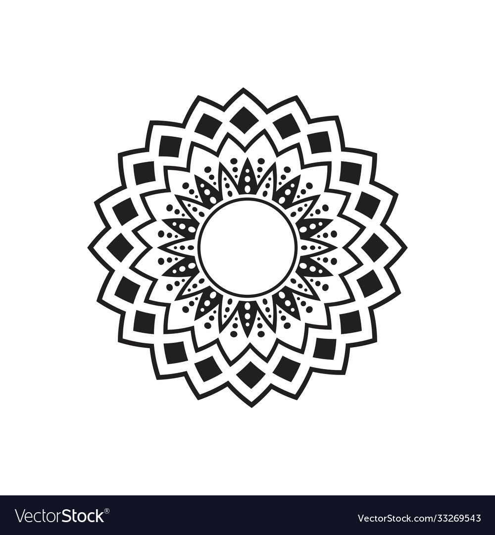 Circular pattern in form mandala Vector Image Circular pattern in form mandala