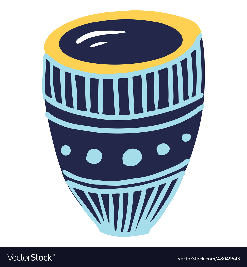 Conga drum carnival Royalty Free Vector Image VectorStock