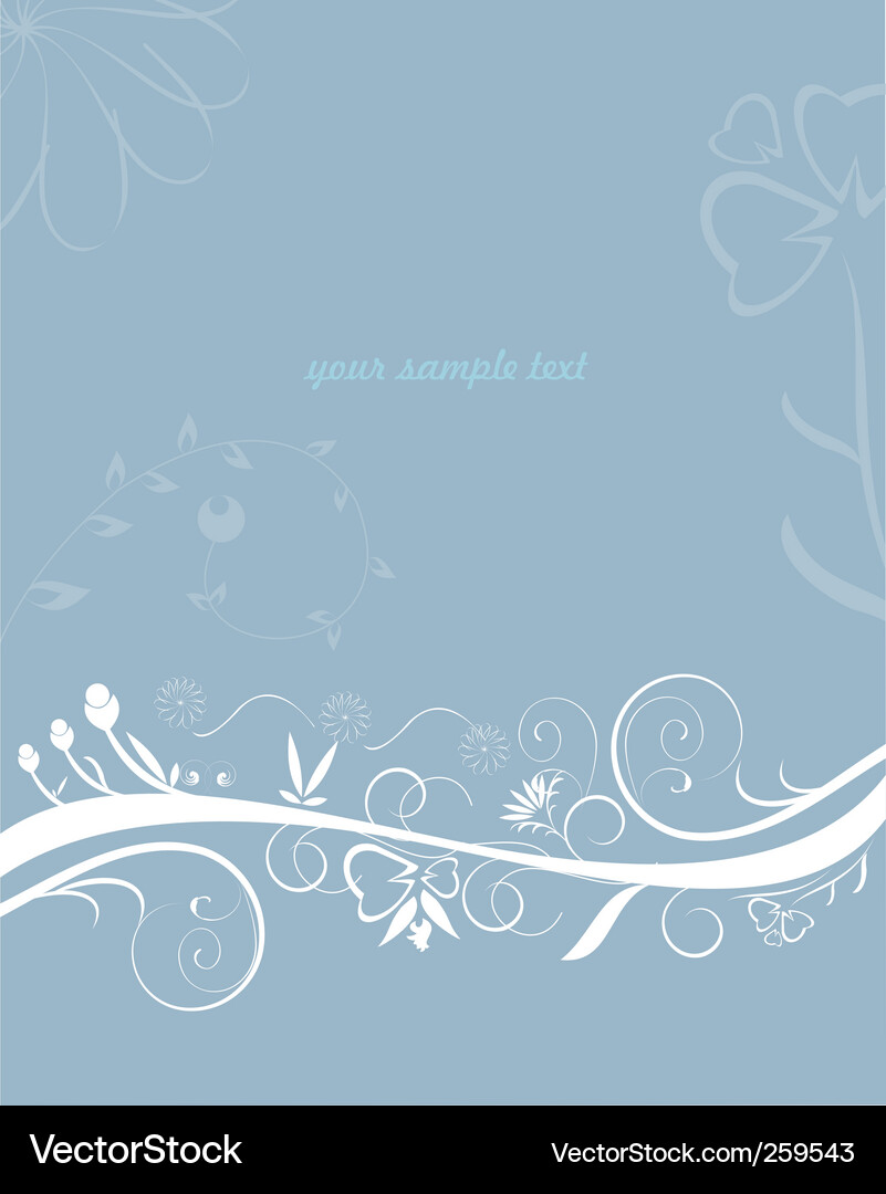 Flower background Royalty Free Vector Image - VectorStock