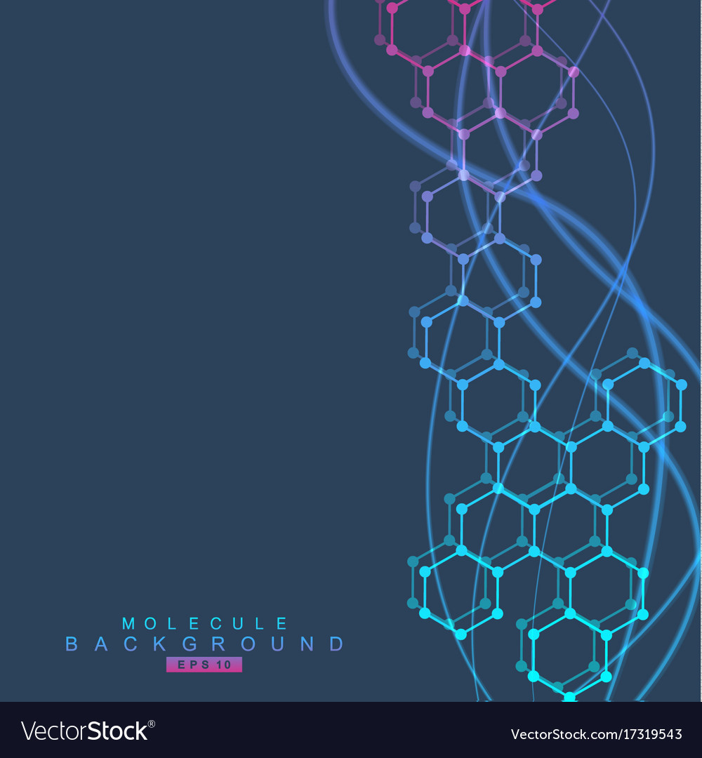 Geometric abstract background with connected line