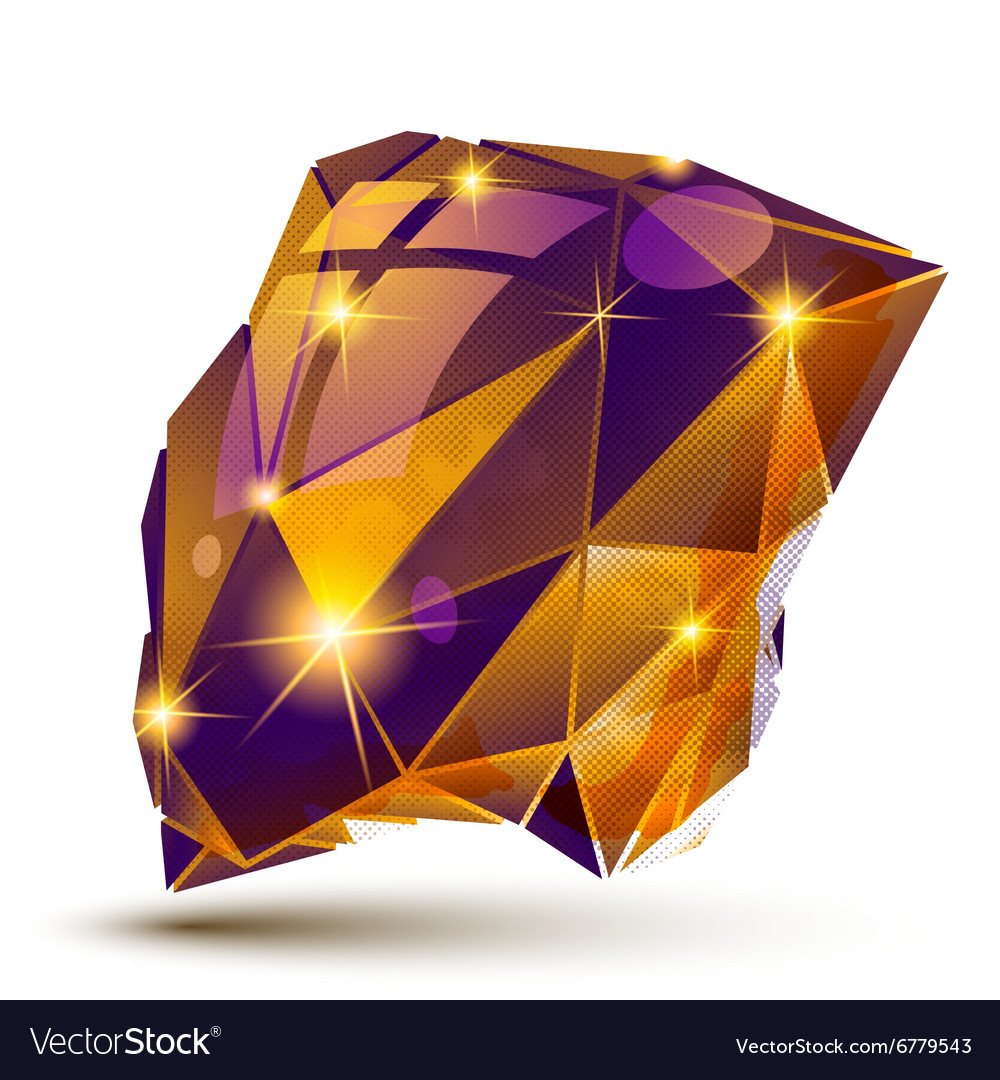 Plastic pixilated dimensional complicated object