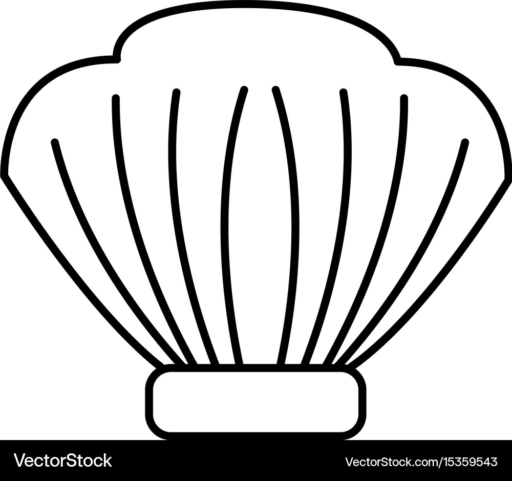 Seashell icon image Royalty Free Vector Image - VectorStock
