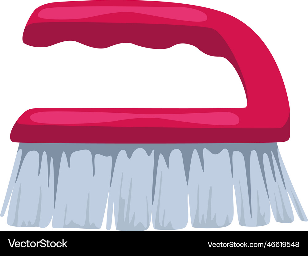 Brush cleaning equipment utensil Royalty Free Vector Image