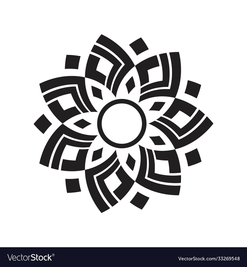 Circular pattern in form mandala vector image Circular pattern in form mandala