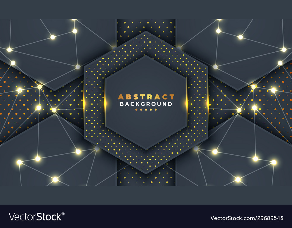 Dark abstract background with overlap layers vector image Dark abstract background with overlap layers