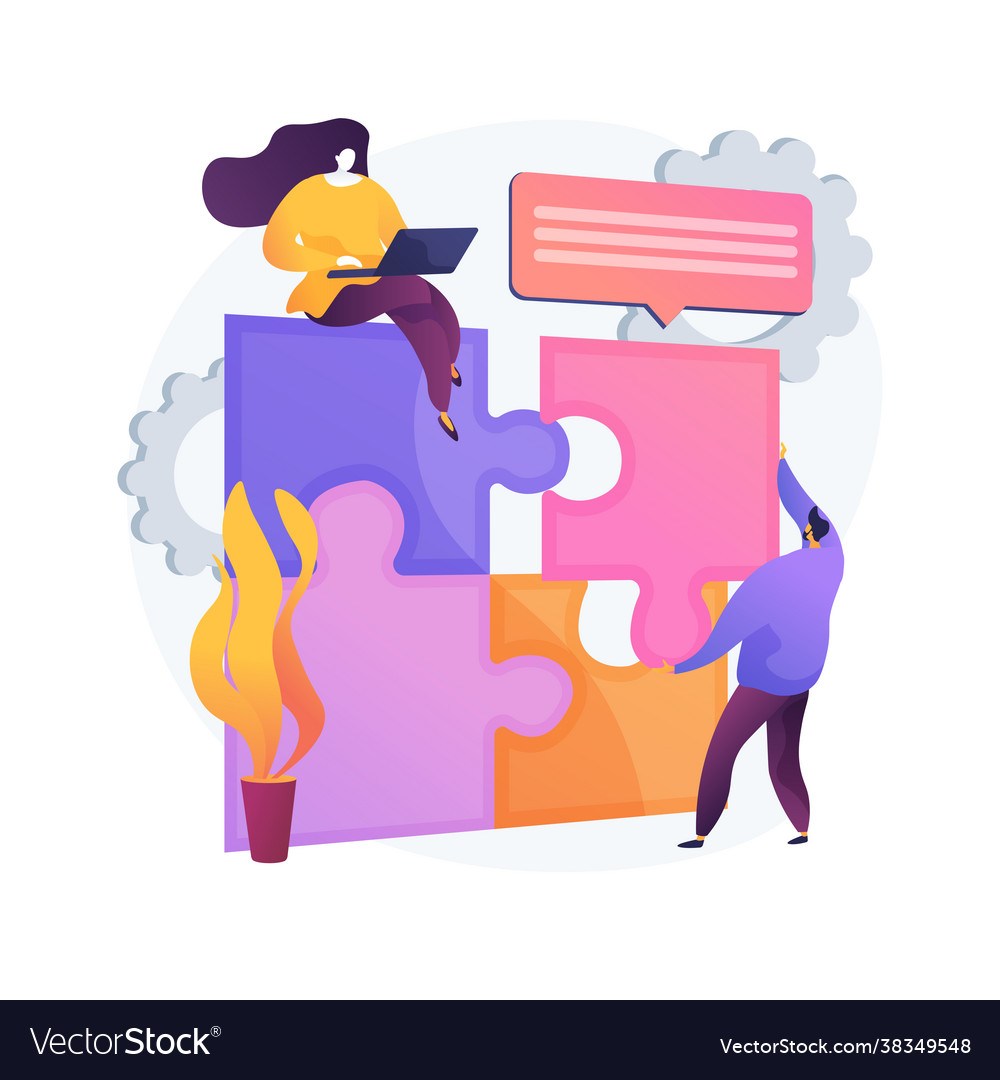 Design structure matrix abstract concept vector image Design structure matrix abstract concept