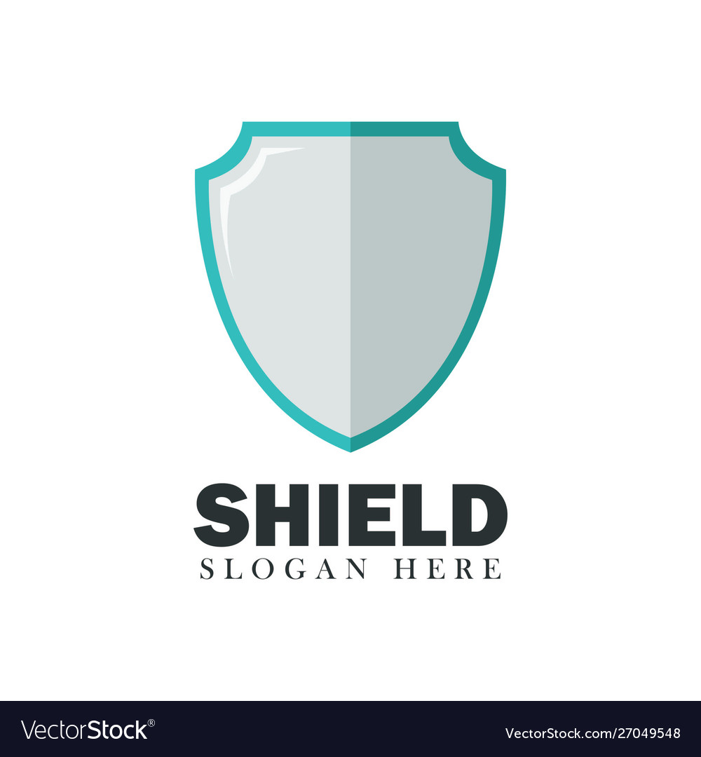 Shield security design element emblem concept