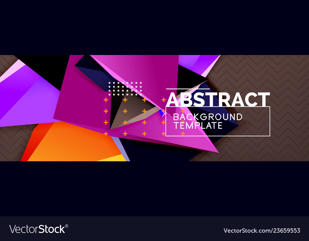 3d triangular minimal abstract background