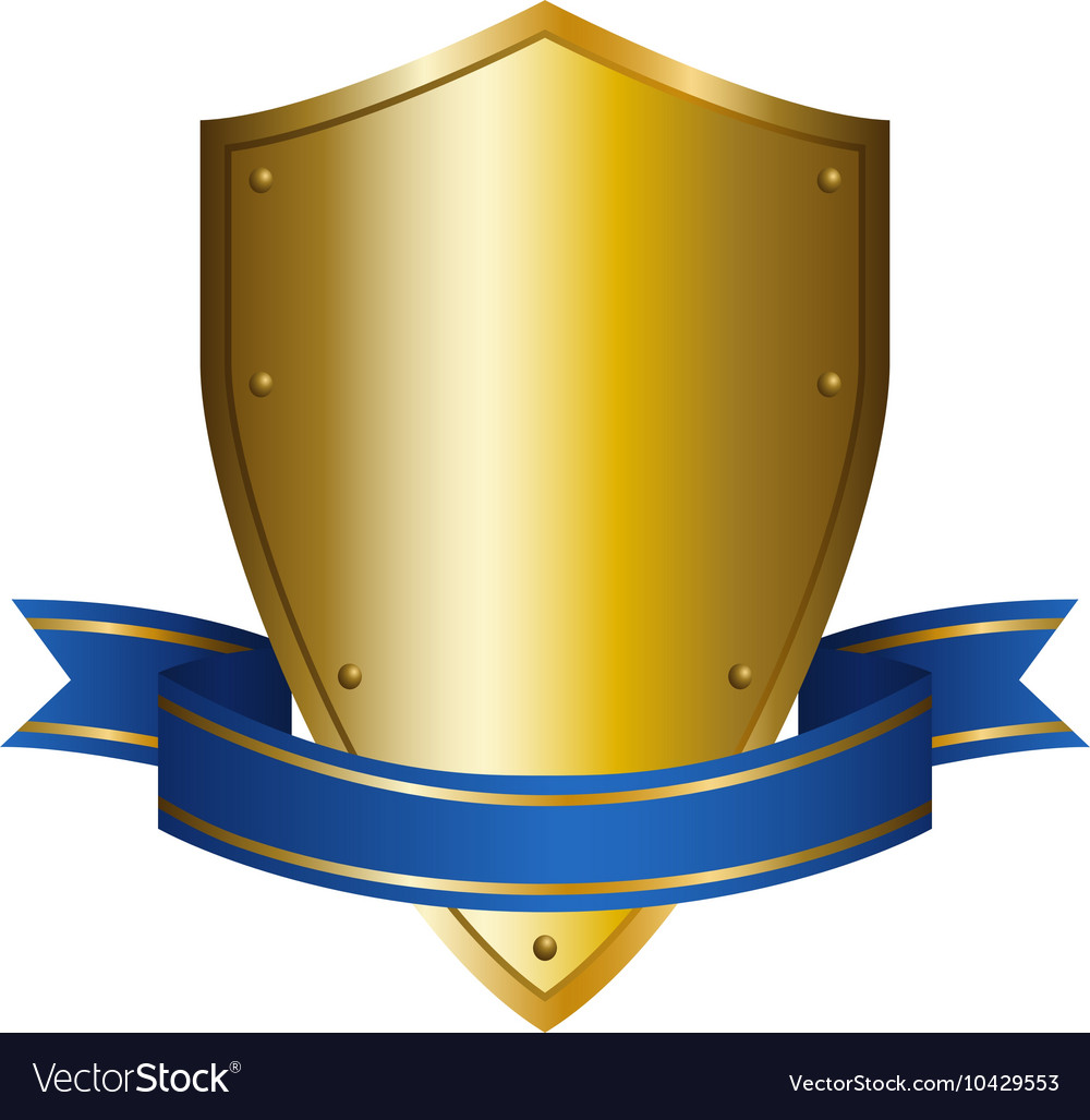 A Shield Emblem Royalty Free Vector Image Vectorstock