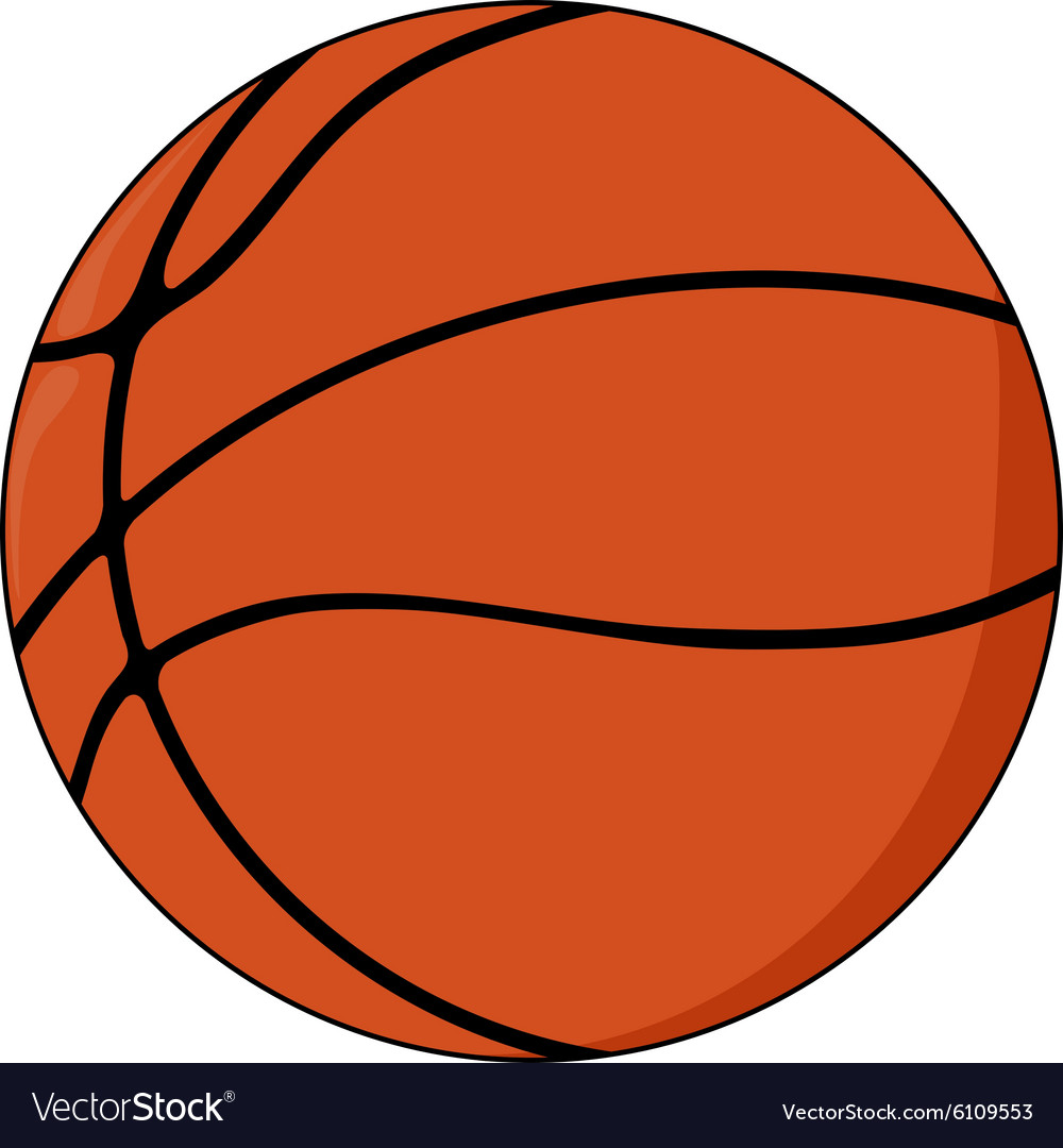 Basketball ball Royalty Free Vector Image - VectorStock