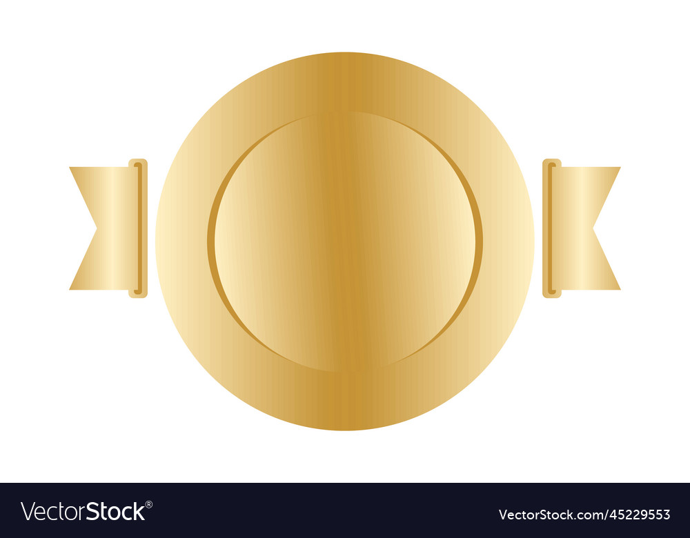 Decorative golden seal