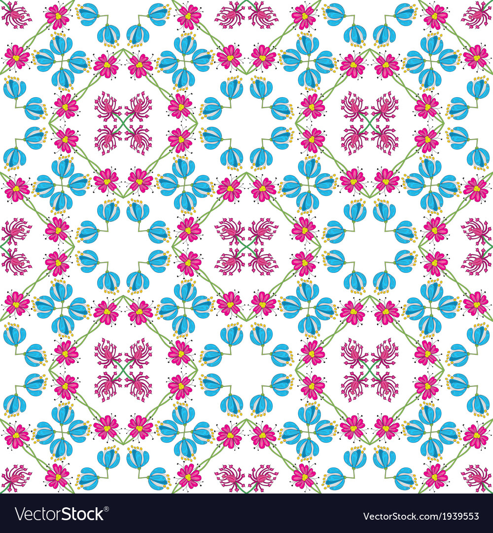 Floral pattern Royalty Free Vector Image - VectorStock